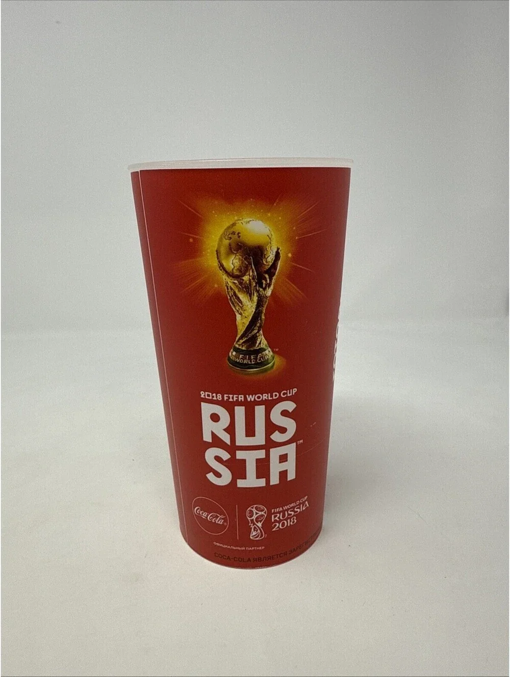 Coca-Cola Coke Collectible FIFA World Cup 2018 Russia Glass Beverage Soda Cup